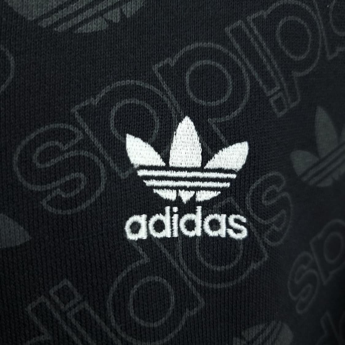 [아디다스] 멀티 패턴 삼선 후드티 블랙 M19371 상품이미지6