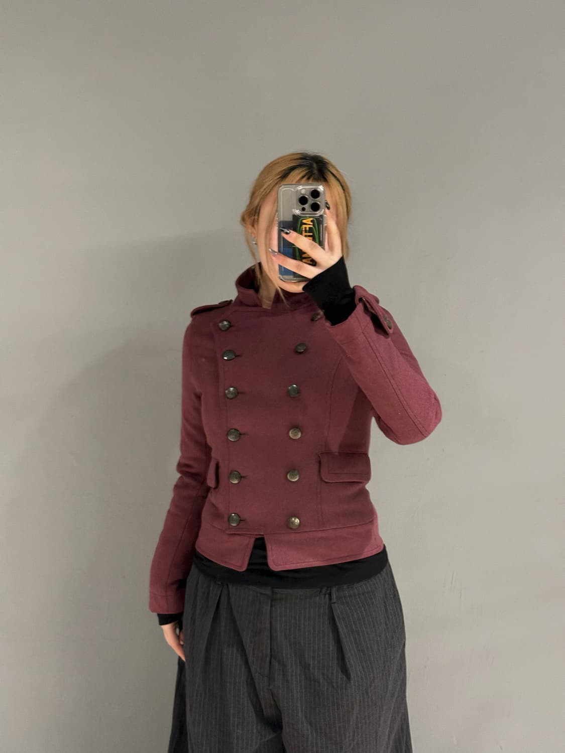 Napoleon double button short coat  상품이미지2