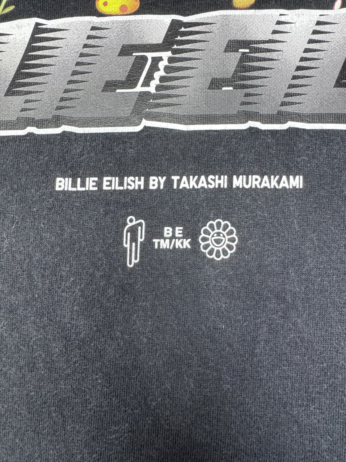 유니클로 x 빌리아일리시 x 무라카미 타카시 UT 블랙 M 상품이미지4