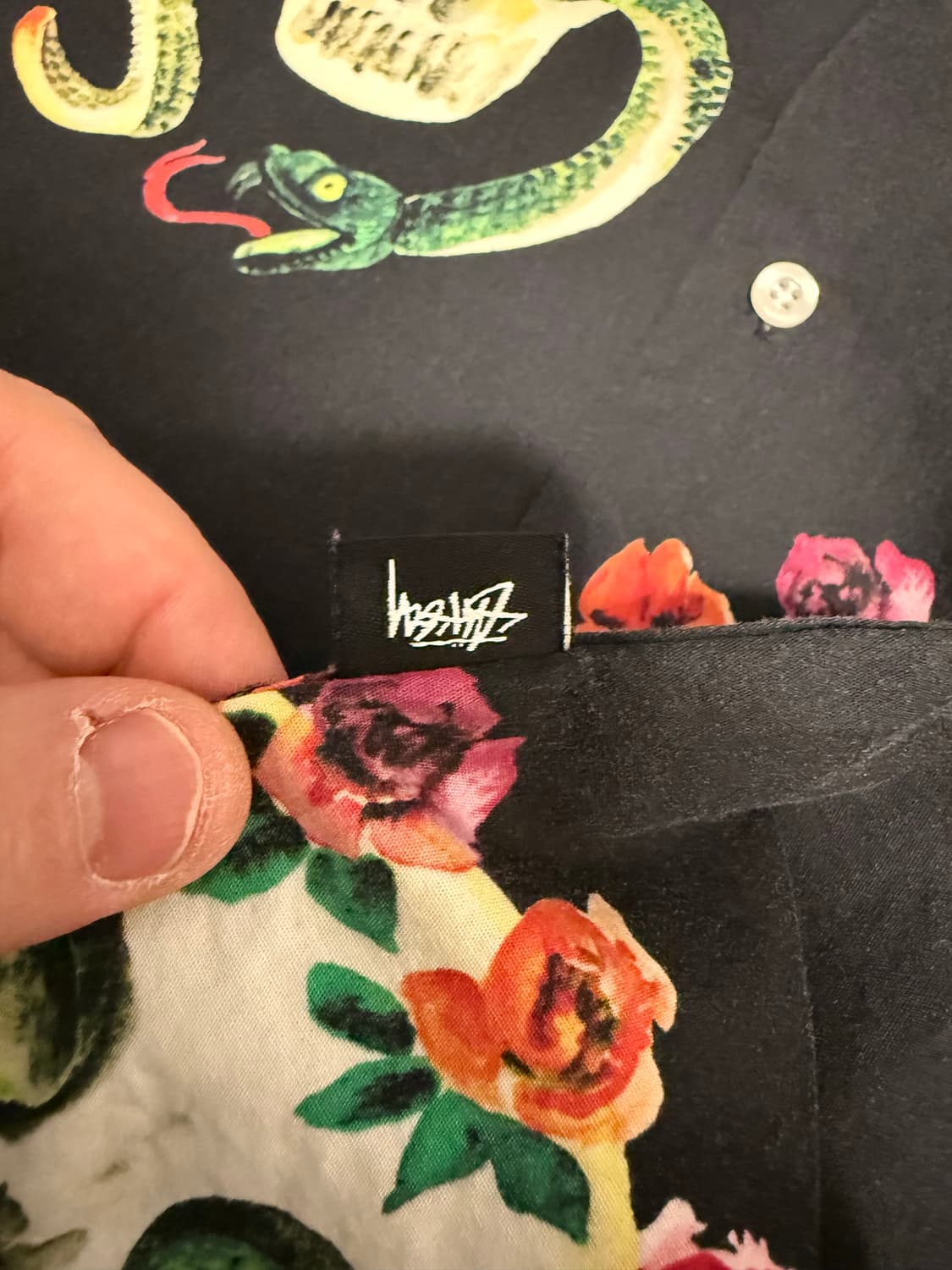 스투시 Stüssy Skull & Snake Shirt XL 상품이미지6