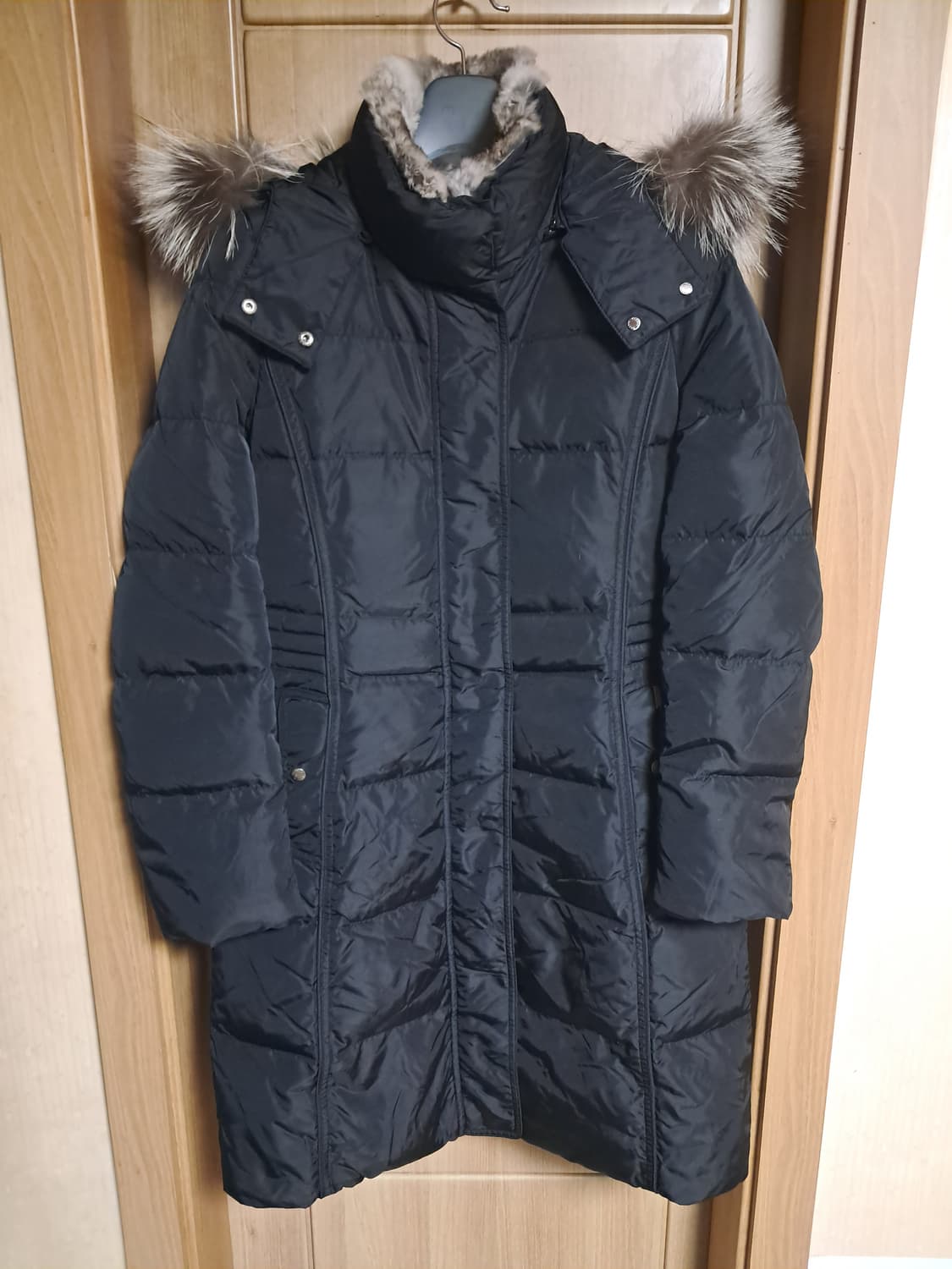 헤지스 폭스퍼 롱패딩 85 상품이미지1