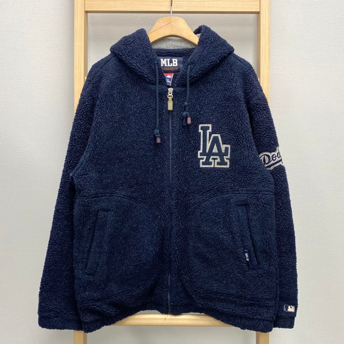 mlb LA다저스 뽀글이 누빔점퍼 상품이미지1