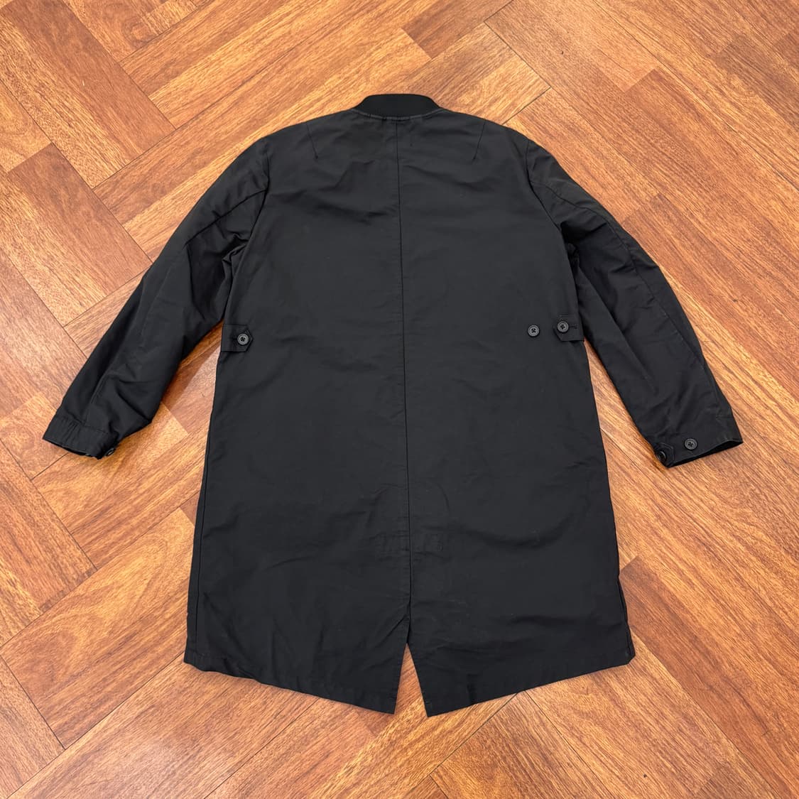 M 프레드페리 일본판 블랙 피쉬테일 봄버 자켓 상품이미지2