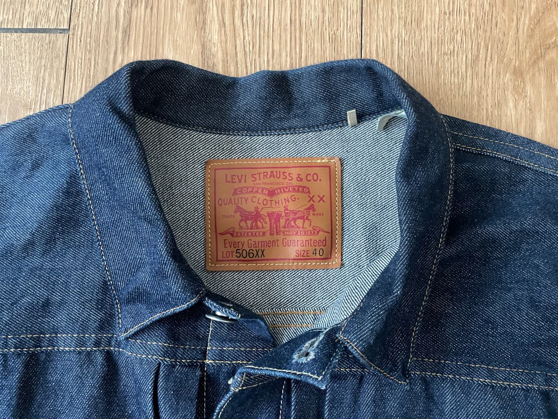 리바이스 LVC 1936 타입1 데님 자켓 (40) 상품이미지3