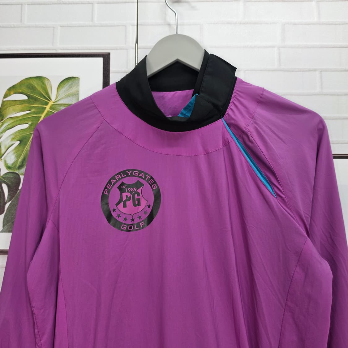 파리게이츠 골프 풀오버 블루종 바람막이 2사이즈 상품이미지2