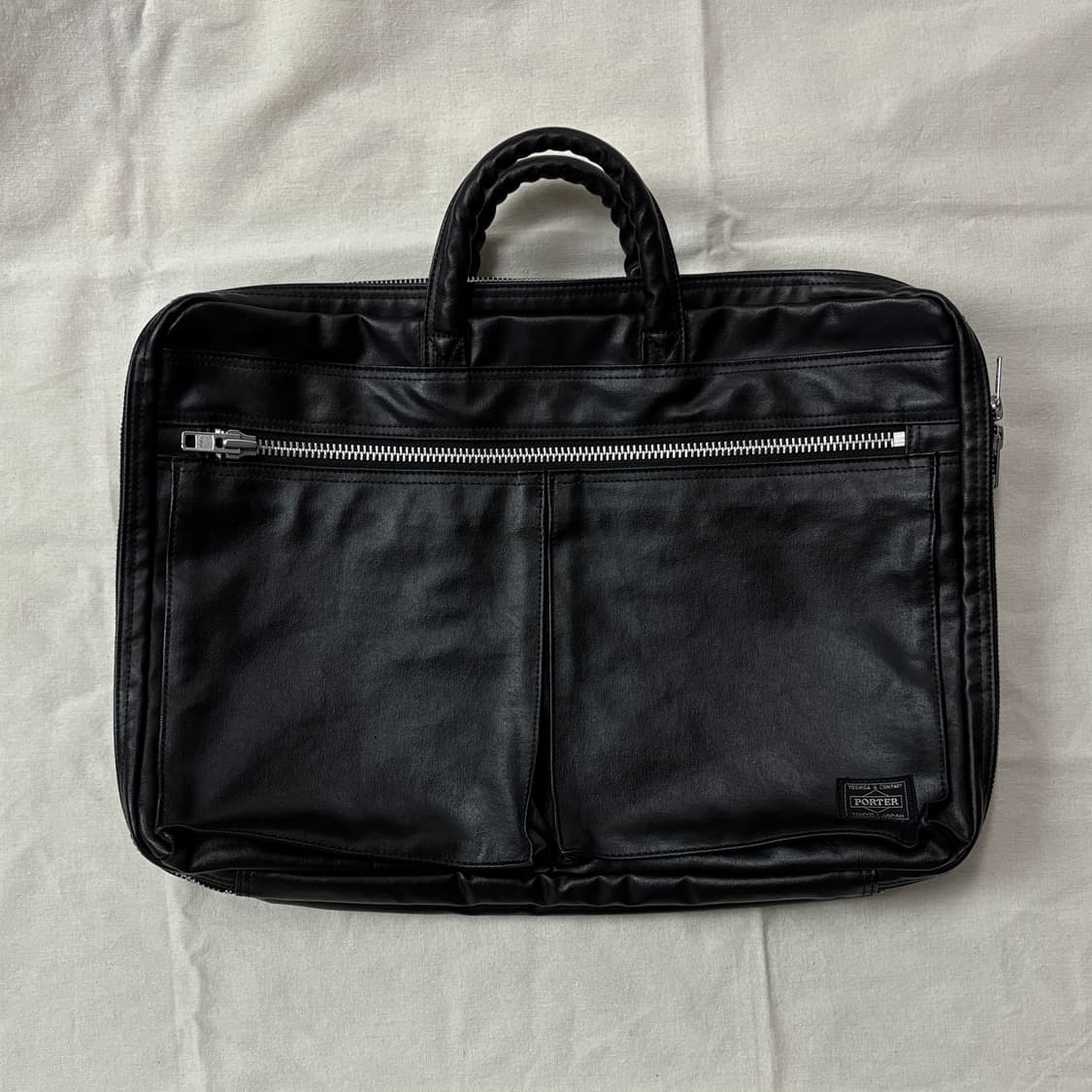 요시다포터 투웨이 코티드 브리프케이스/ 포터 코팅 캔버스 브리프케이스 상품이미지2