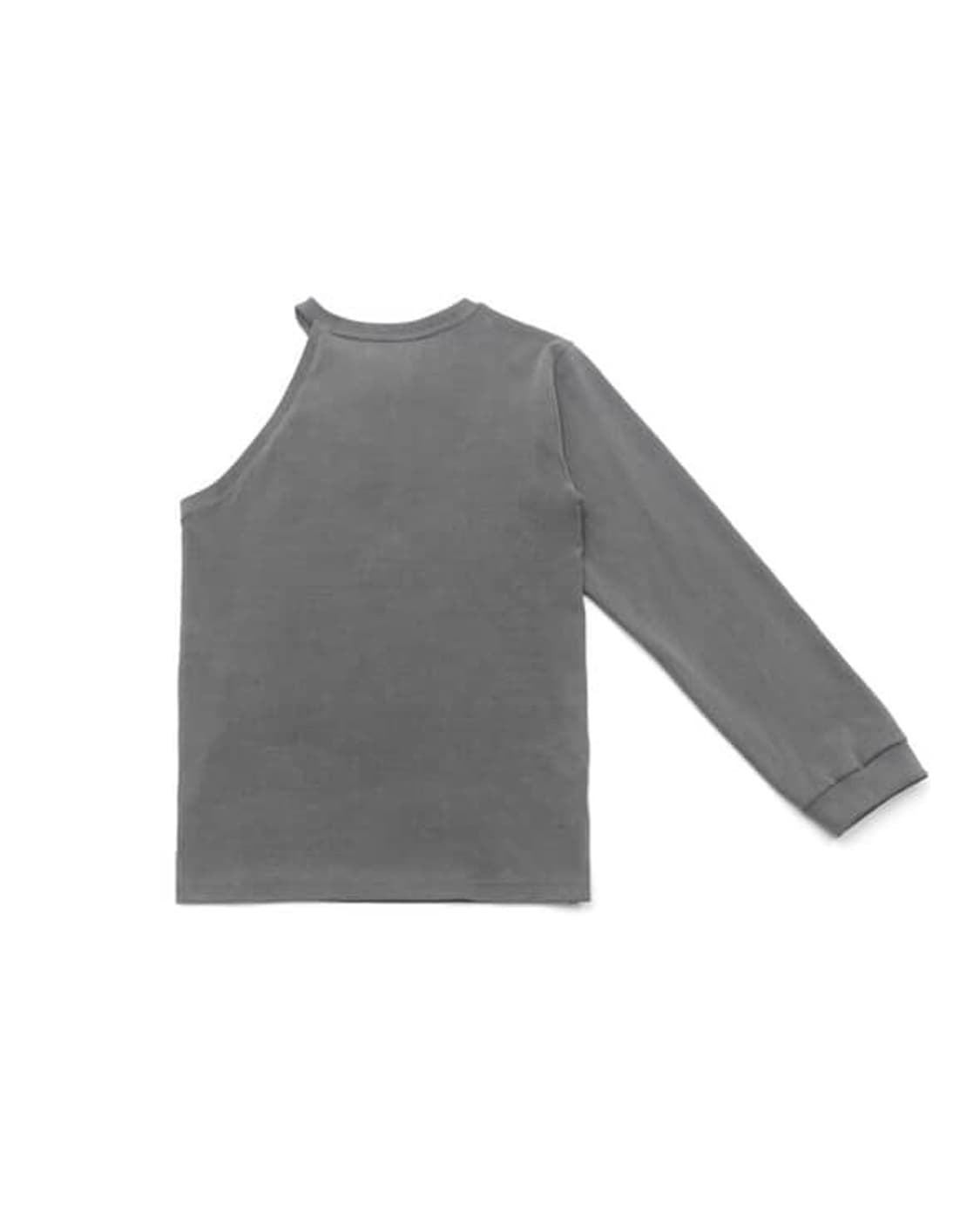 wettag 웻태그 FLOWER UNBALANCE TOP CHARCOAL 상품이미지2