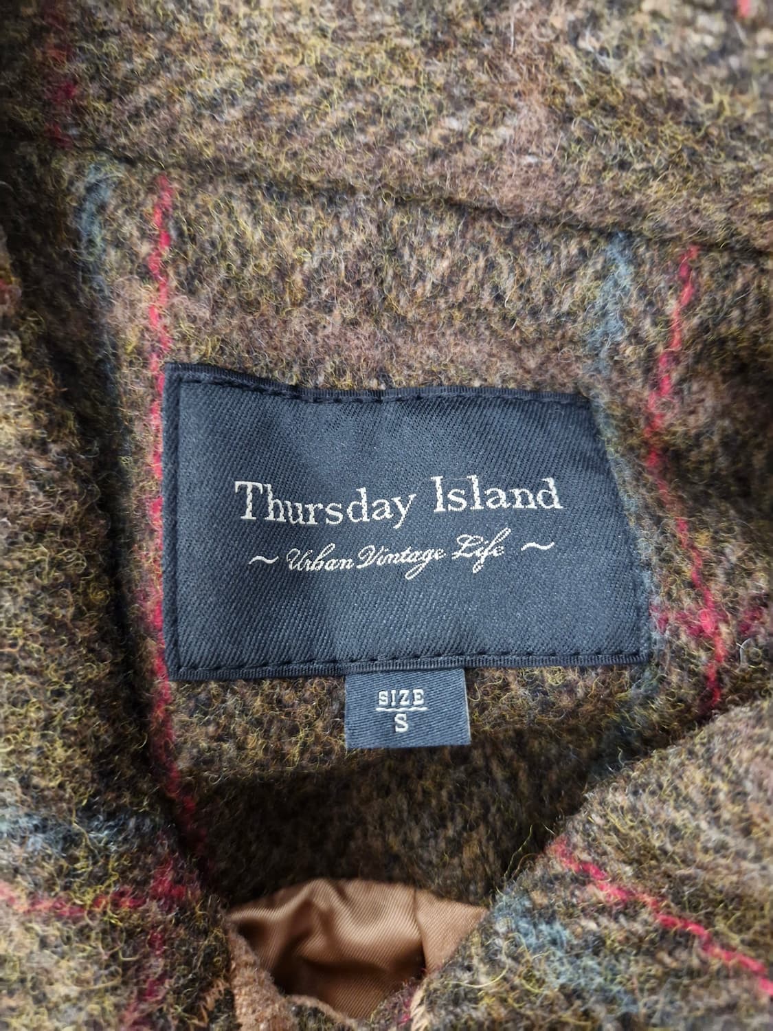 썰스데이아일랜드 체크 맥코트 S 상품이미지8