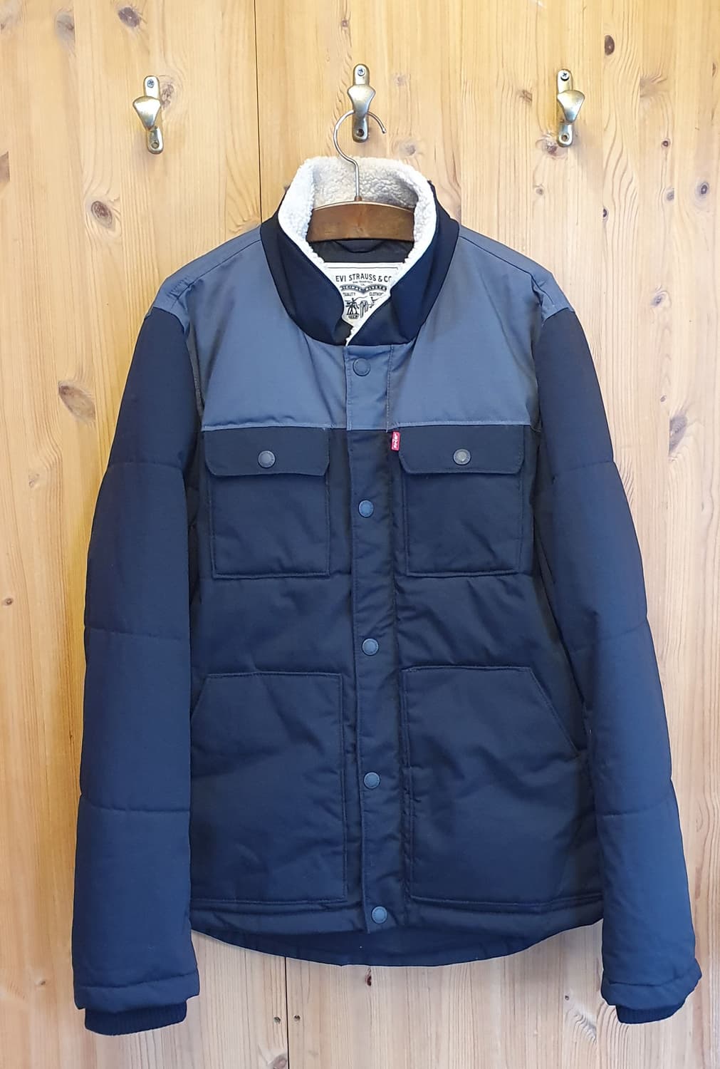 (새상품)95.리바이스 세르파 패딩점퍼 상품이미지3