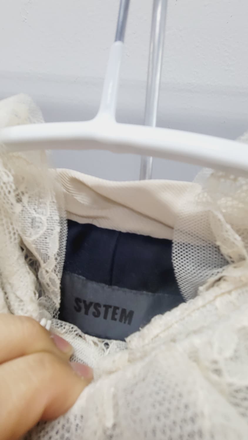 시스템 실크 프릴 가디건 자켓 상품이미지4