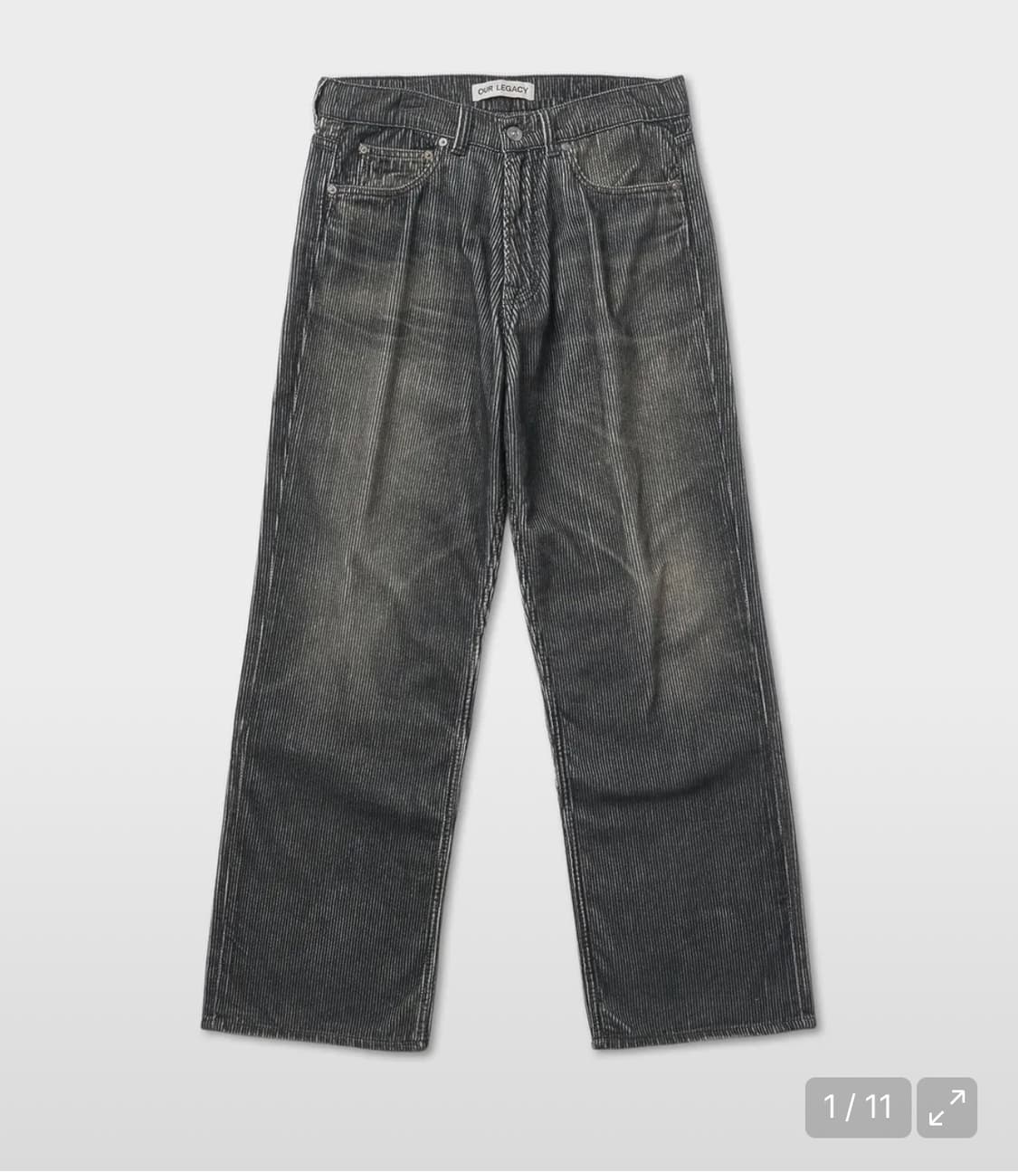 [34] 아워레가시 써드컷 코듀로이 바지 상품이미지1