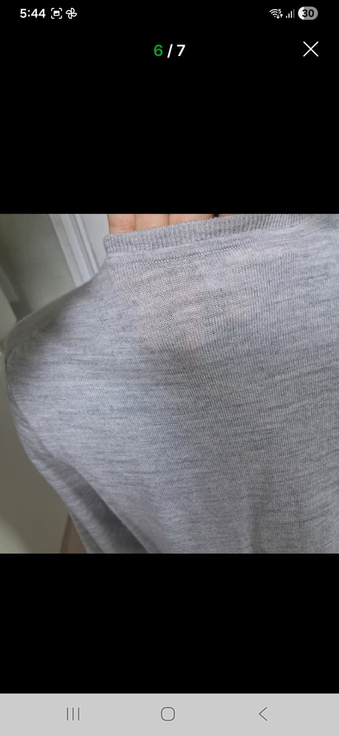 클럽모나코 그레이 봄 니트 55(얇은 울 소재) 상품이미지6