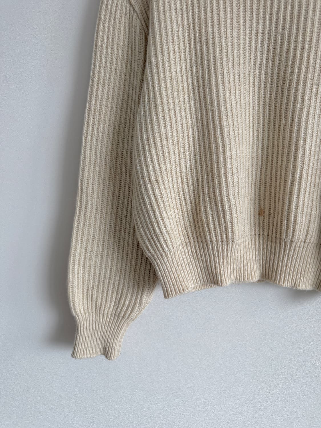 아모멘토(AMOMENTO) 울 피셔맨 니트 상품이미지3