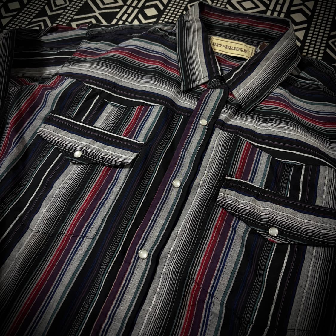  Bit & Bridle Western Stripe Shirt 상품이미지4