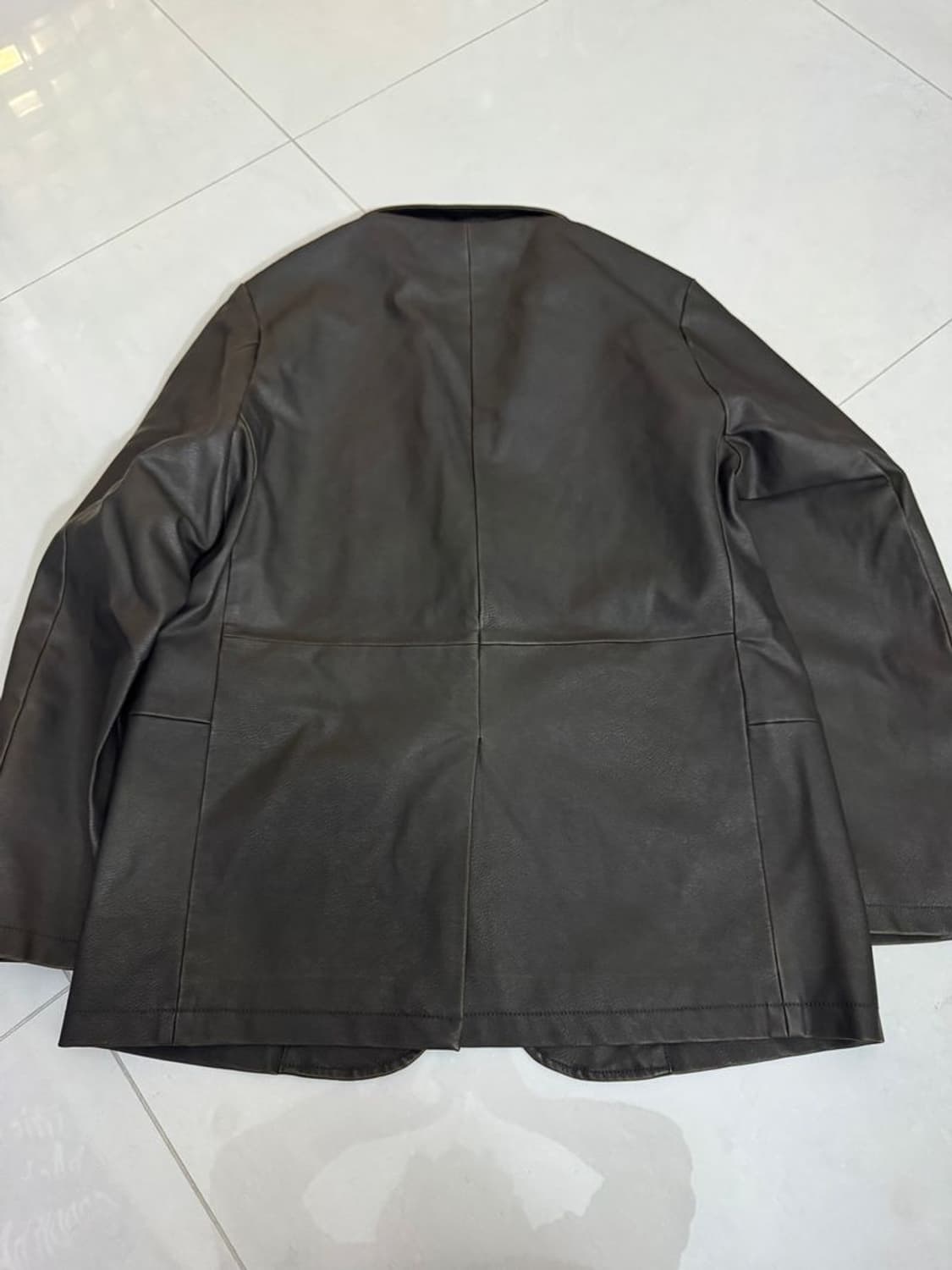 FAKE LEATHER JACKET 페이크레더 자켓 상품이미지4