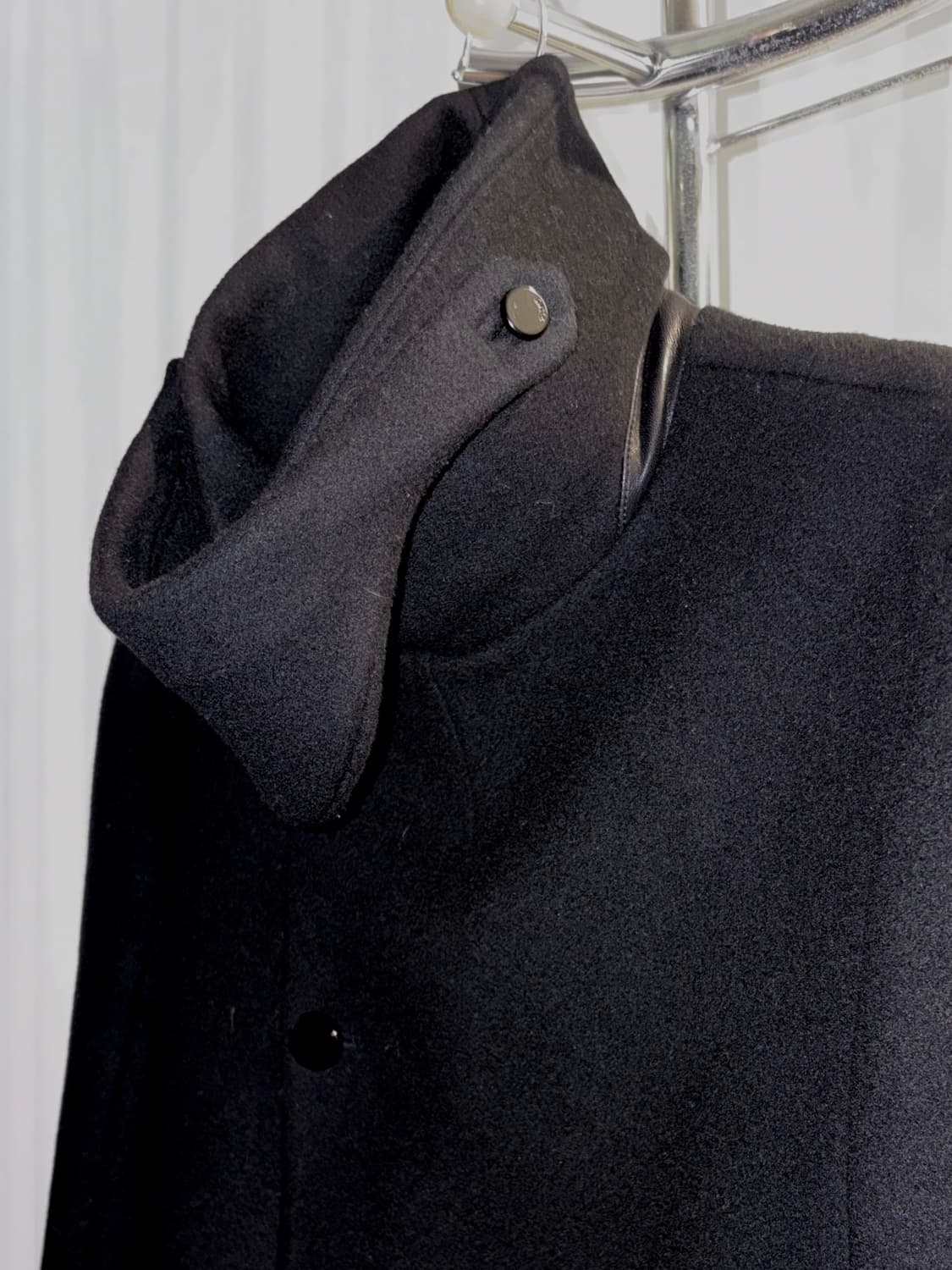 타임옴므 하이넥 스트랩 코트 상품이미지2