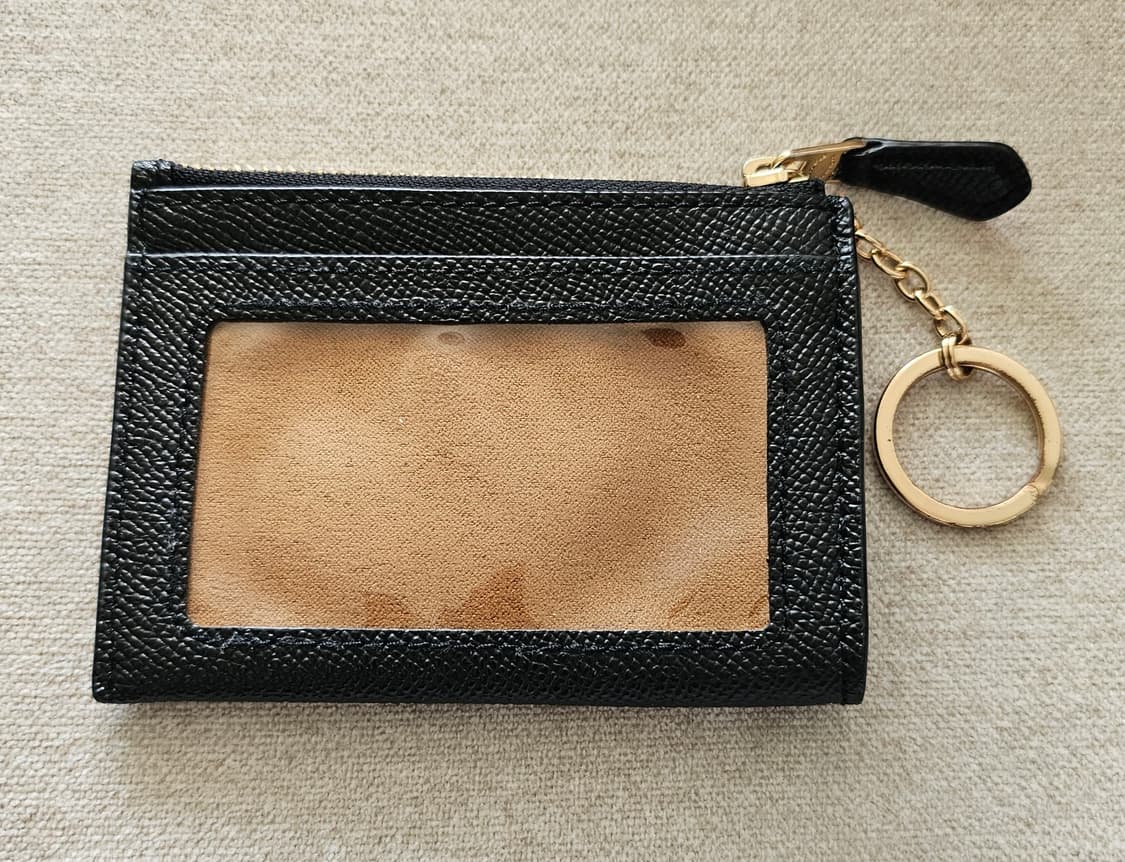 코치 블랙 키링 카드지갑 상품이미지2
