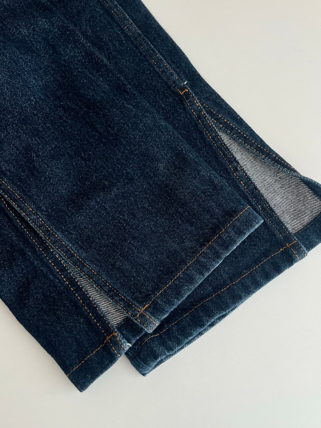 38) 마시모두띠 슬릿 데님 청바지 진청 상품이미지6