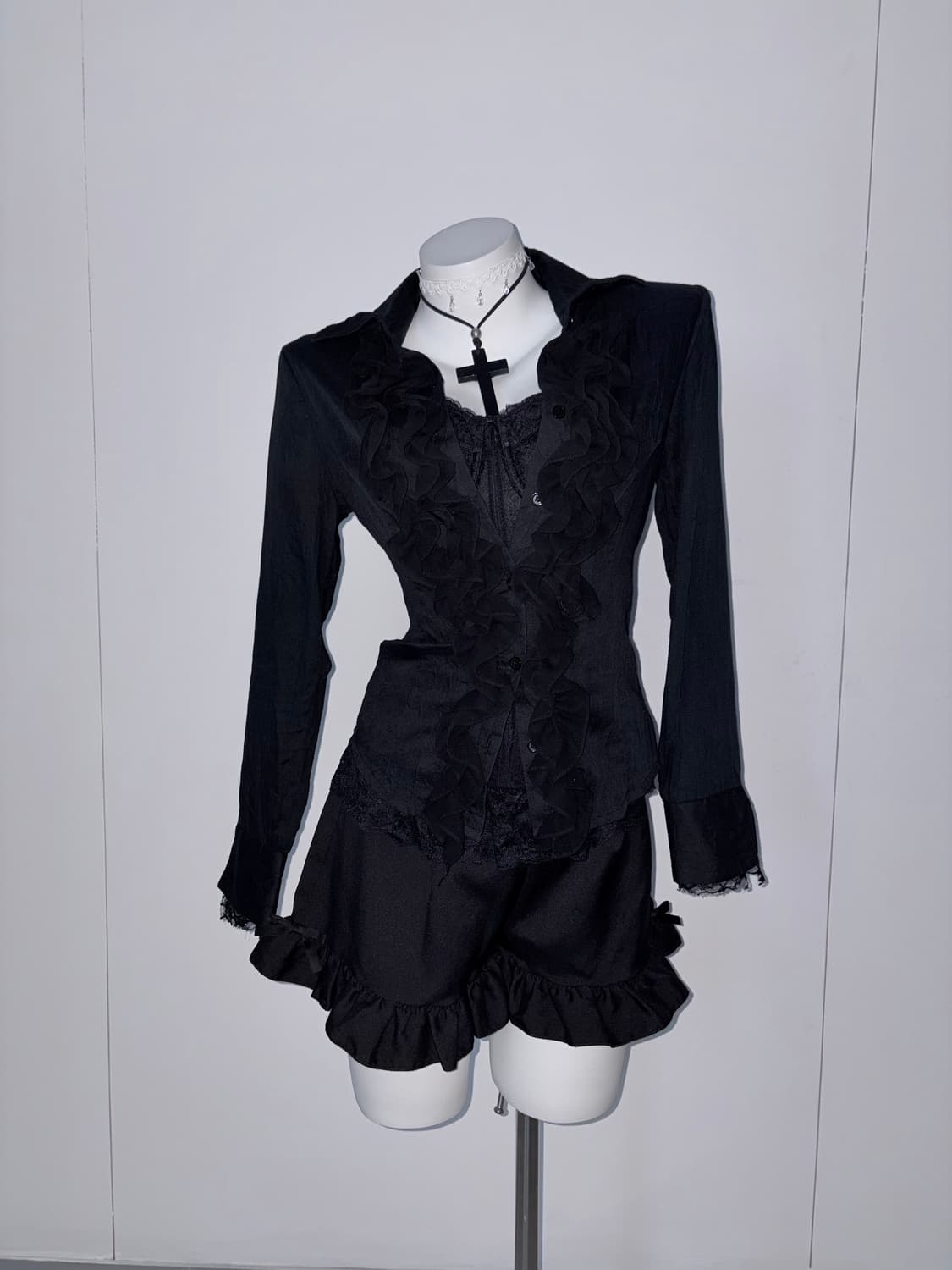 세실맥비 로맨틱고스 4피스 코르셋 코디세트 상품이미지4