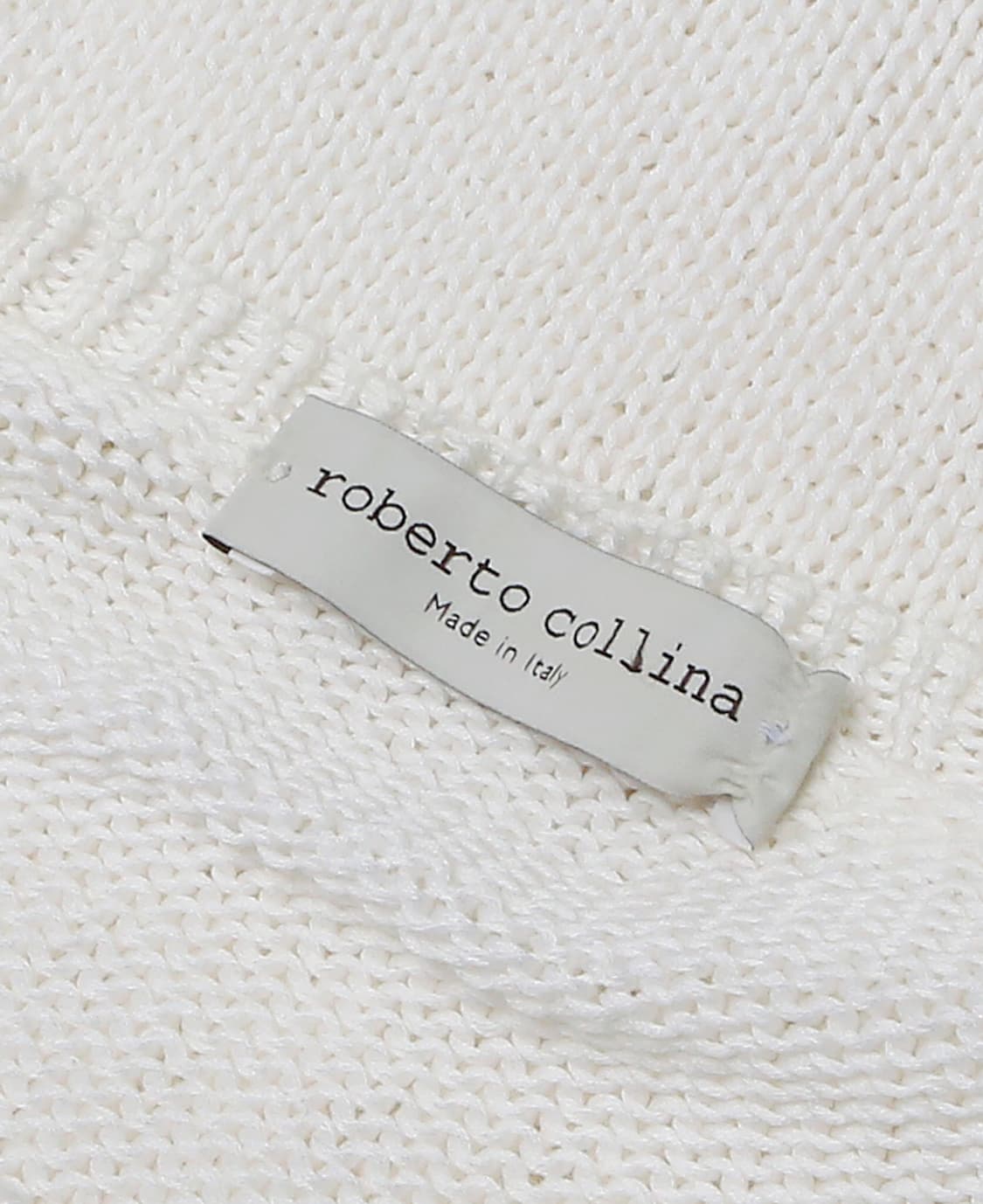 로베르토 콜리나 [Roberto Collina] 화이트 케이블 코튼 니트 상품이미지5