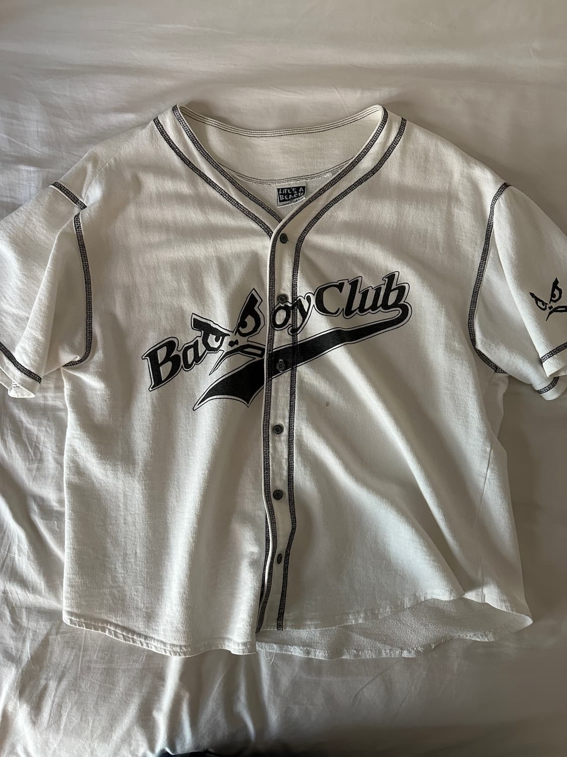 90s 빈티지 bad boy club 베이스볼 져지 상품이미지1