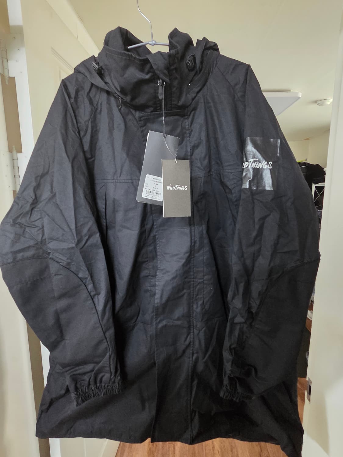 WILD THINGS 와일드씽스 라이트 몬스터 밀리터리자켓  블랙 새제품 상품이미지3