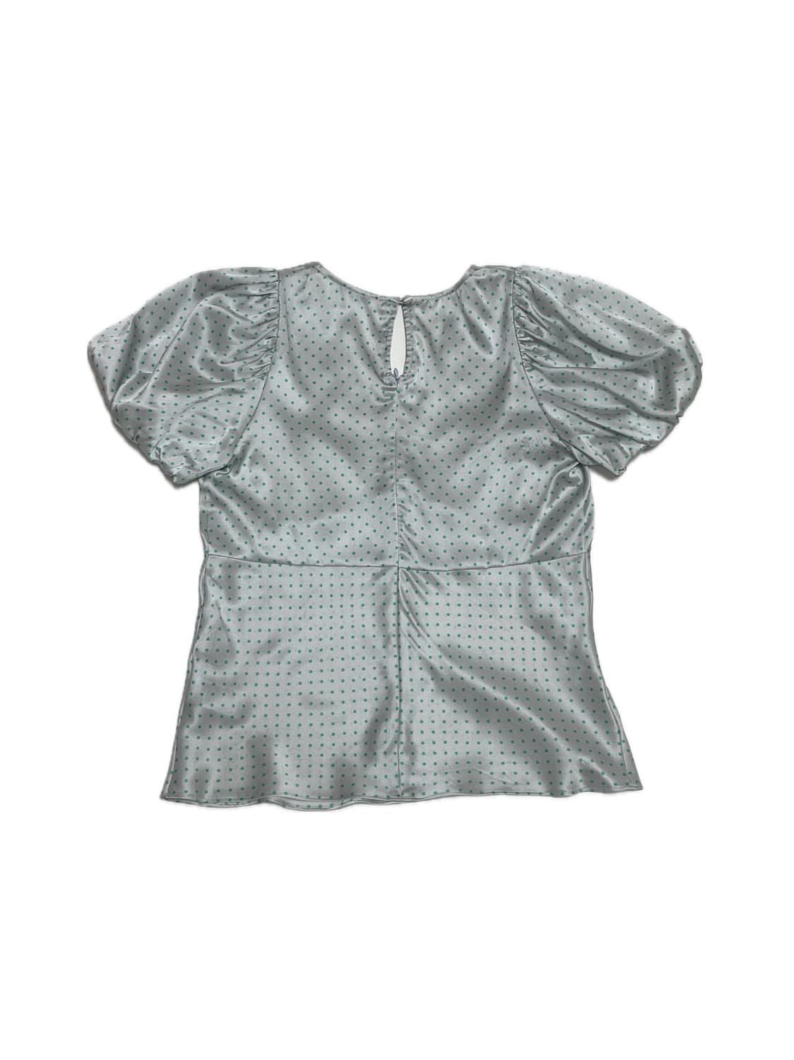 Priv. Spoons Club v-neck silk dots blous 상품이미지2