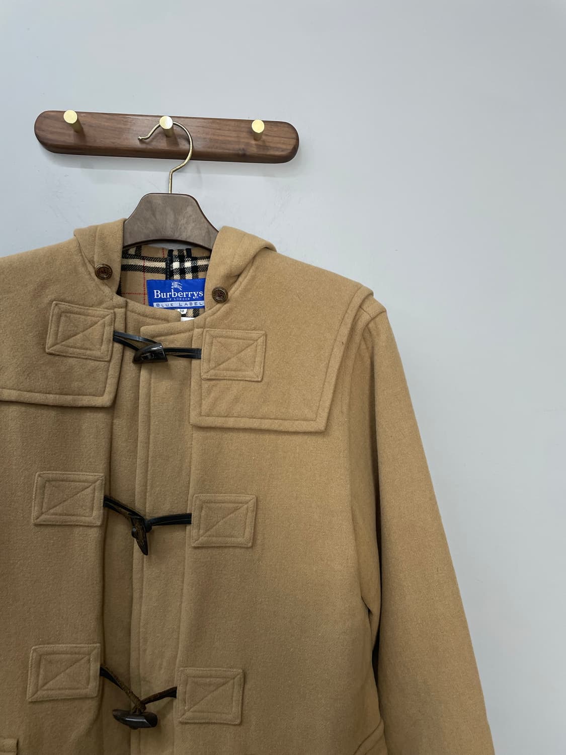 버버리 블루라벨 울 더플코트 H1139 상품이미지3