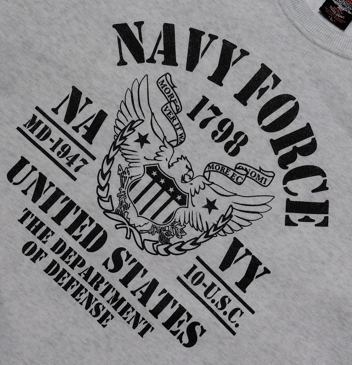 [L] FREESUAL 미 해군(NAVY) 아메리칸 빈티지 기모 맨투맨 상품이미지2