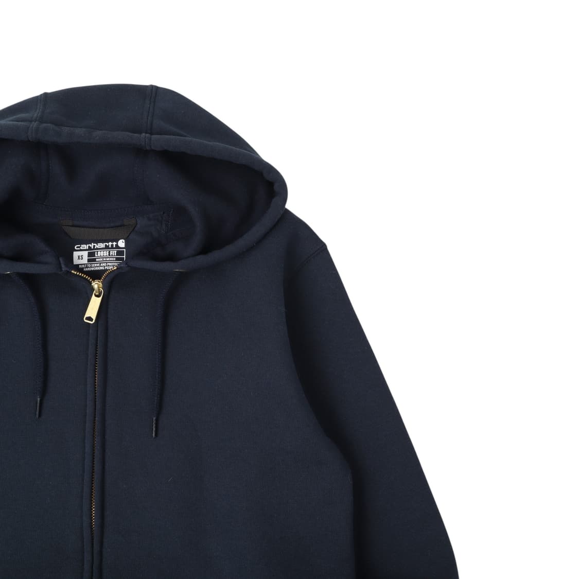 칼하트 네이비 k122 루즈 핏 스웨트 후드집업 상품이미지3