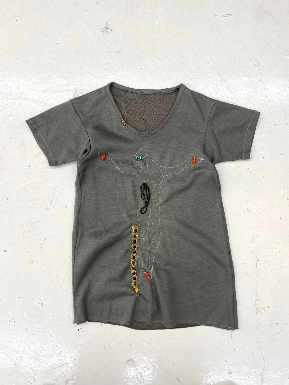 빈티지 핸드메이드 티셔츠 상품이미지1