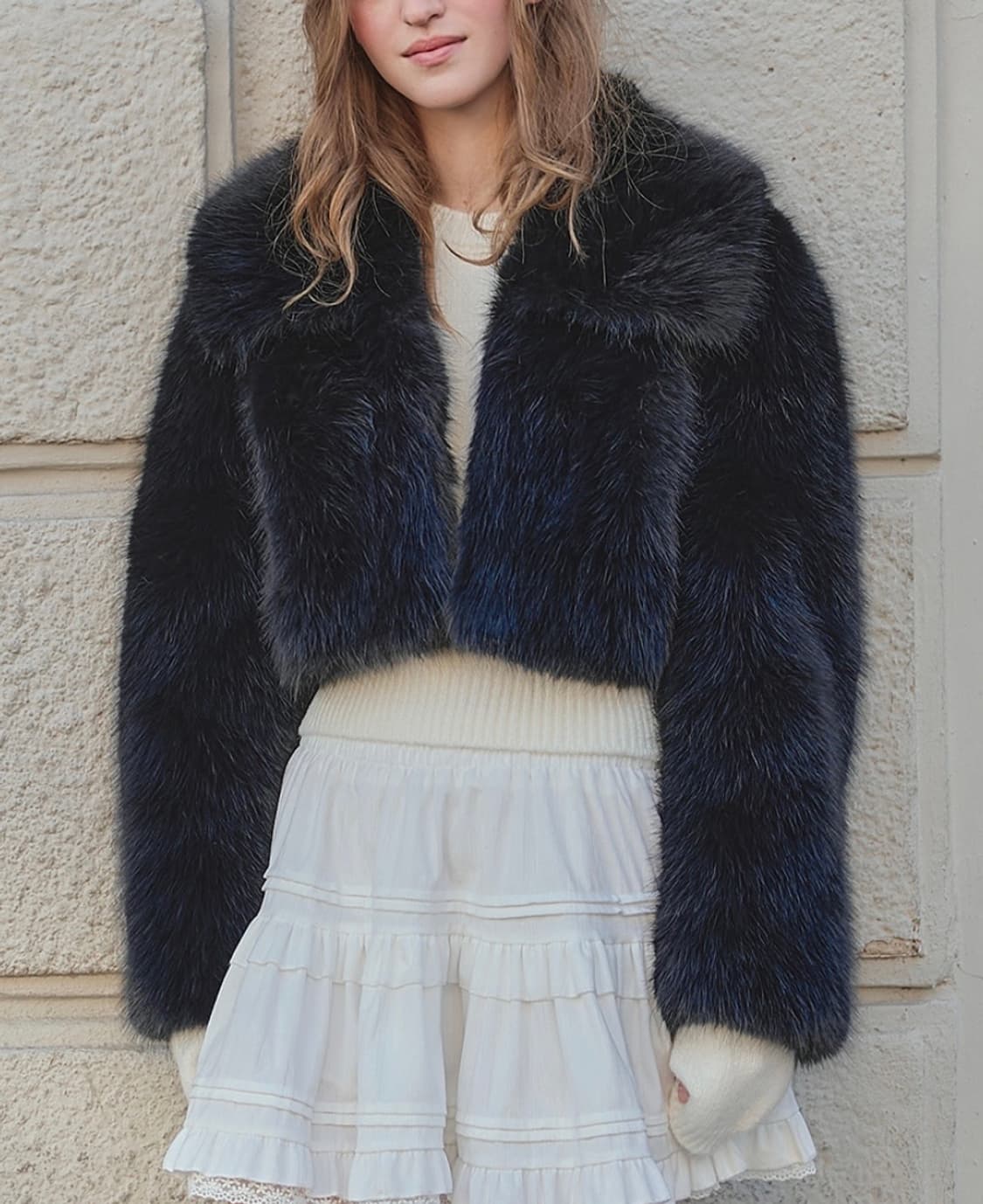 랭앤루 크롭 퍼자켓 상품이미지3