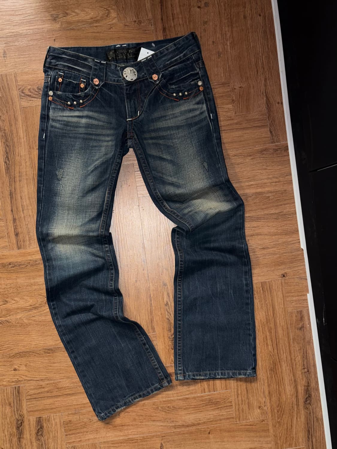 레드페퍼 부츠컷 로우라이즈 데님팬츠 상품이미지3