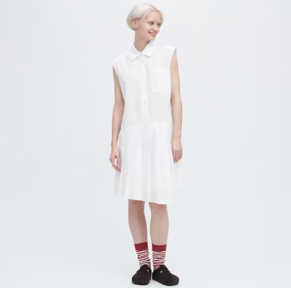 유니클로 x JW Anderson 셔츠 원피스  상품이미지3