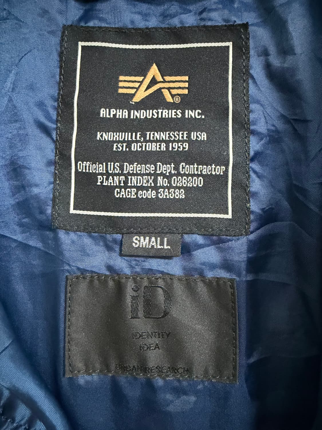 알파인더스트리 X iD Urban Research 콜라보 ma-1 마원 상품이미지3