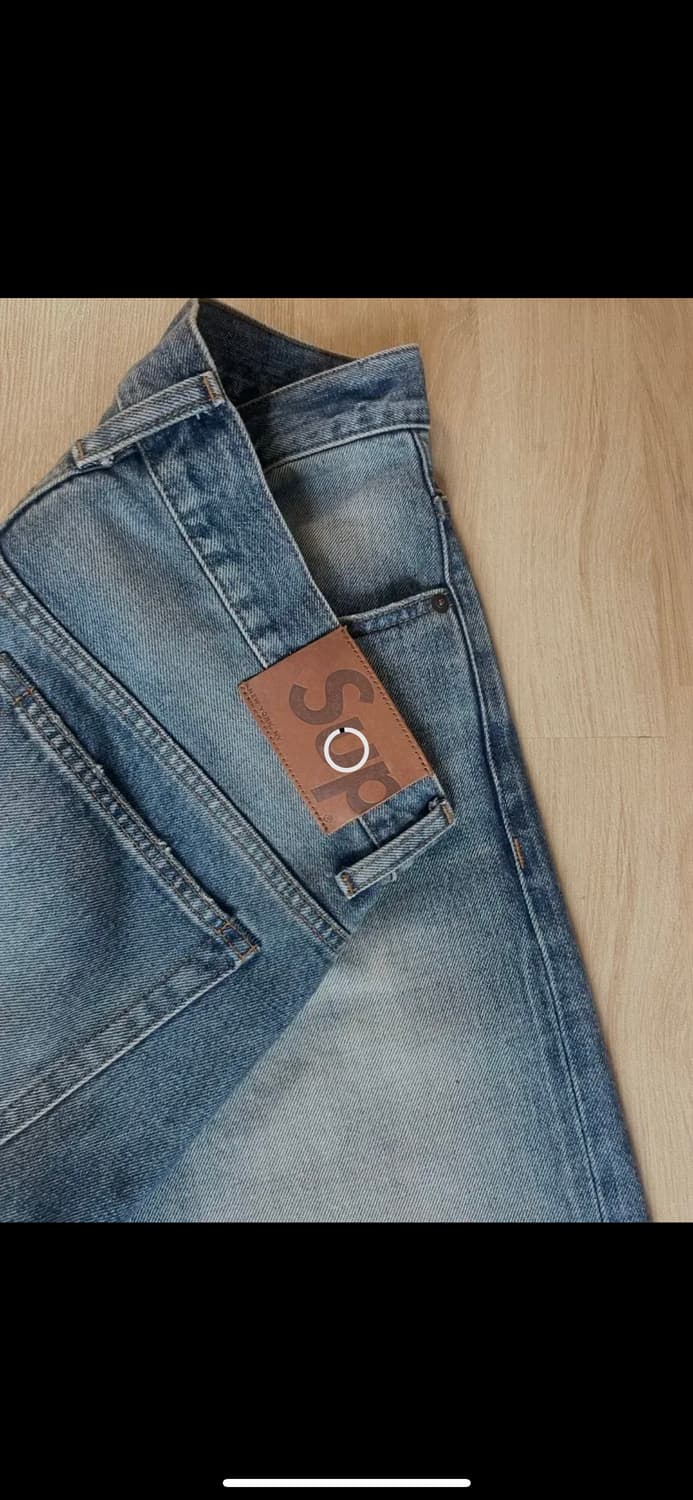 32 슈프림 루즈 셀비지 24fw 인디고 데님 극미 크림구매 상품이미지4