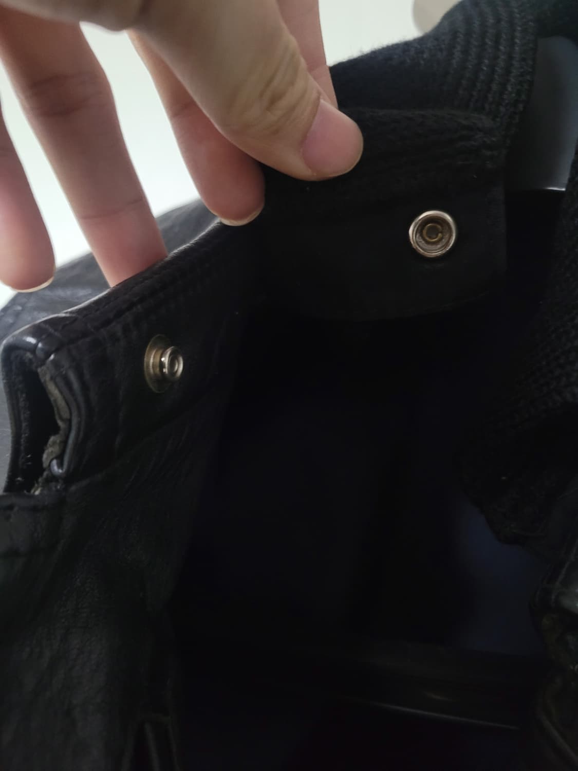 German 80s heavy leather coat 상품이미지4