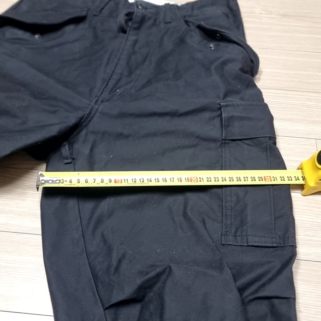 미군 m65바지 복각 블랙 카고 바지 남성용(31) 상품이미지9