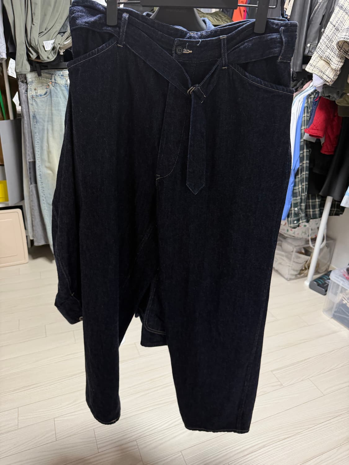 코모리 데님 셋업 4사이즈 상품이미지3