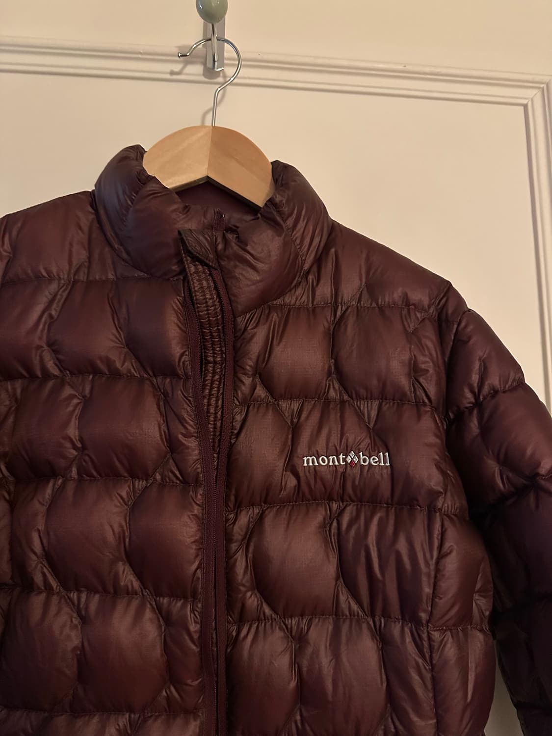 몽벨 EX1000 경량 패딩 버건디 95 상품이미지2