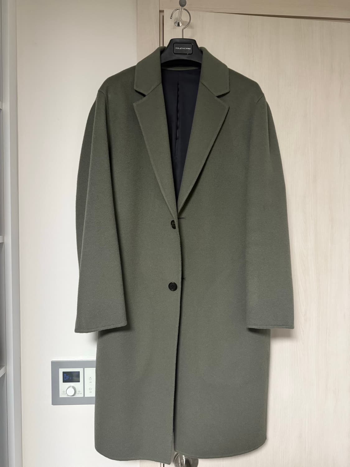 캘빈클라인 카키그레이 캐시 싱글코트 48 상품이미지1