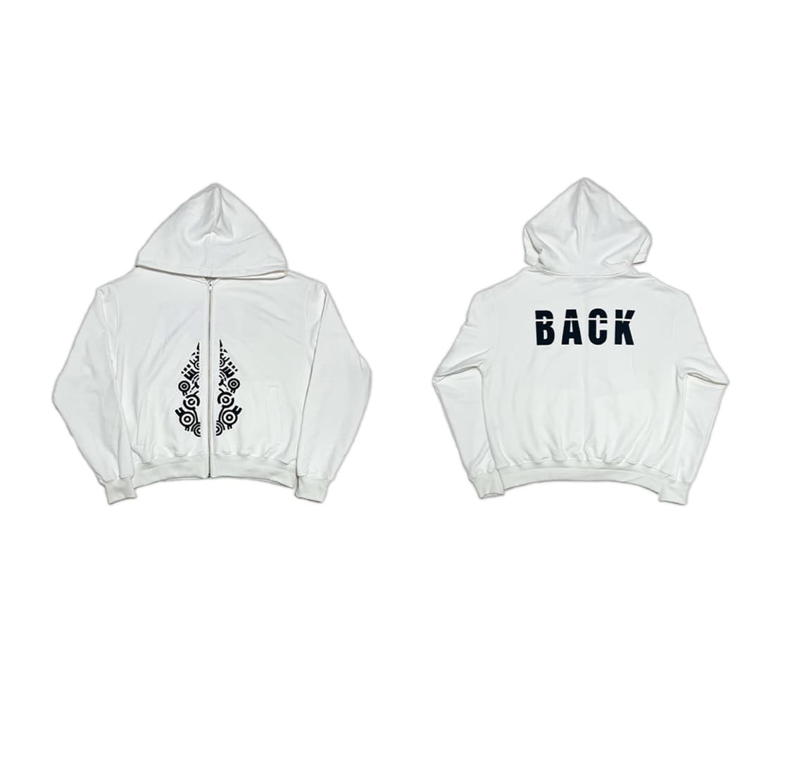 EMEW 에투믹 타투 후드집업 S 상품이미지1