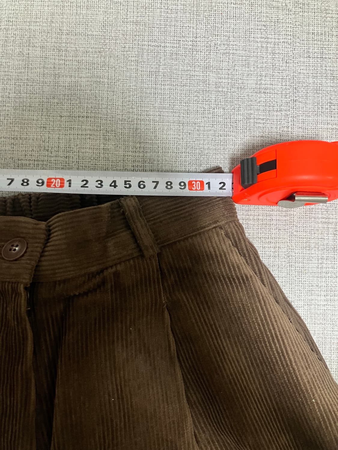 일본빈티지 하구미모리걸 달천깔페어리 할메카지 코듀로이 하프팬츠반바지 상품이미지2