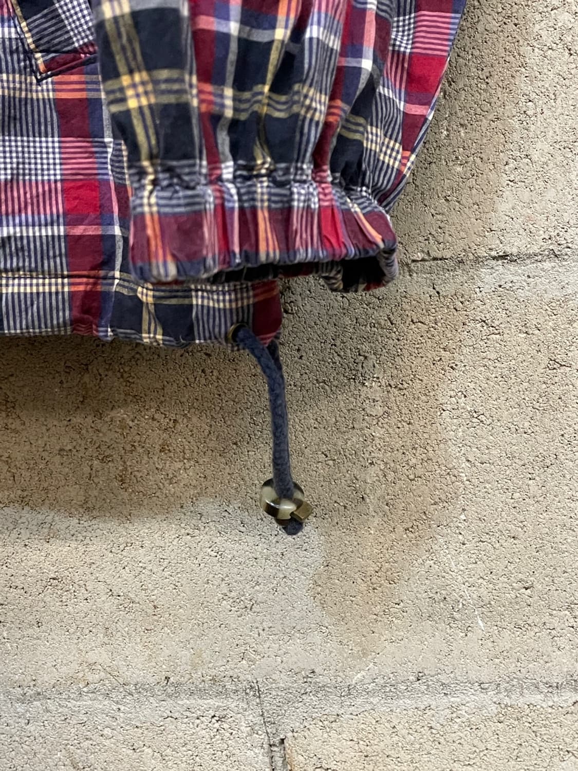 에디바우어 체크 아노락 후드 자켓 상품이미지4