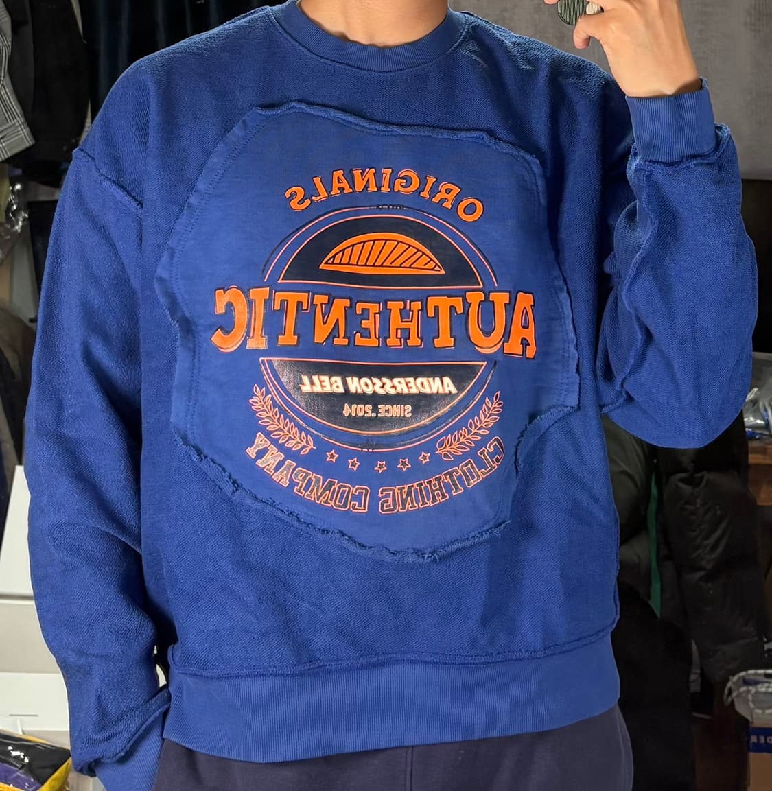 앤더슨벨 어센틱 로고 스웻셔츠 XL 상품이미지7