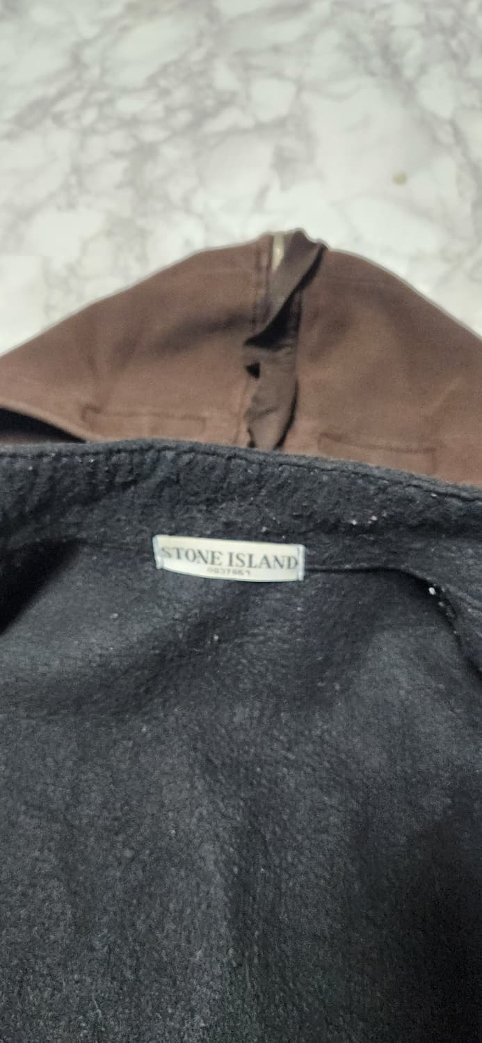 스톤아일랜드 06ss 내피 브라운 후드집업 자켓 상품이미지6