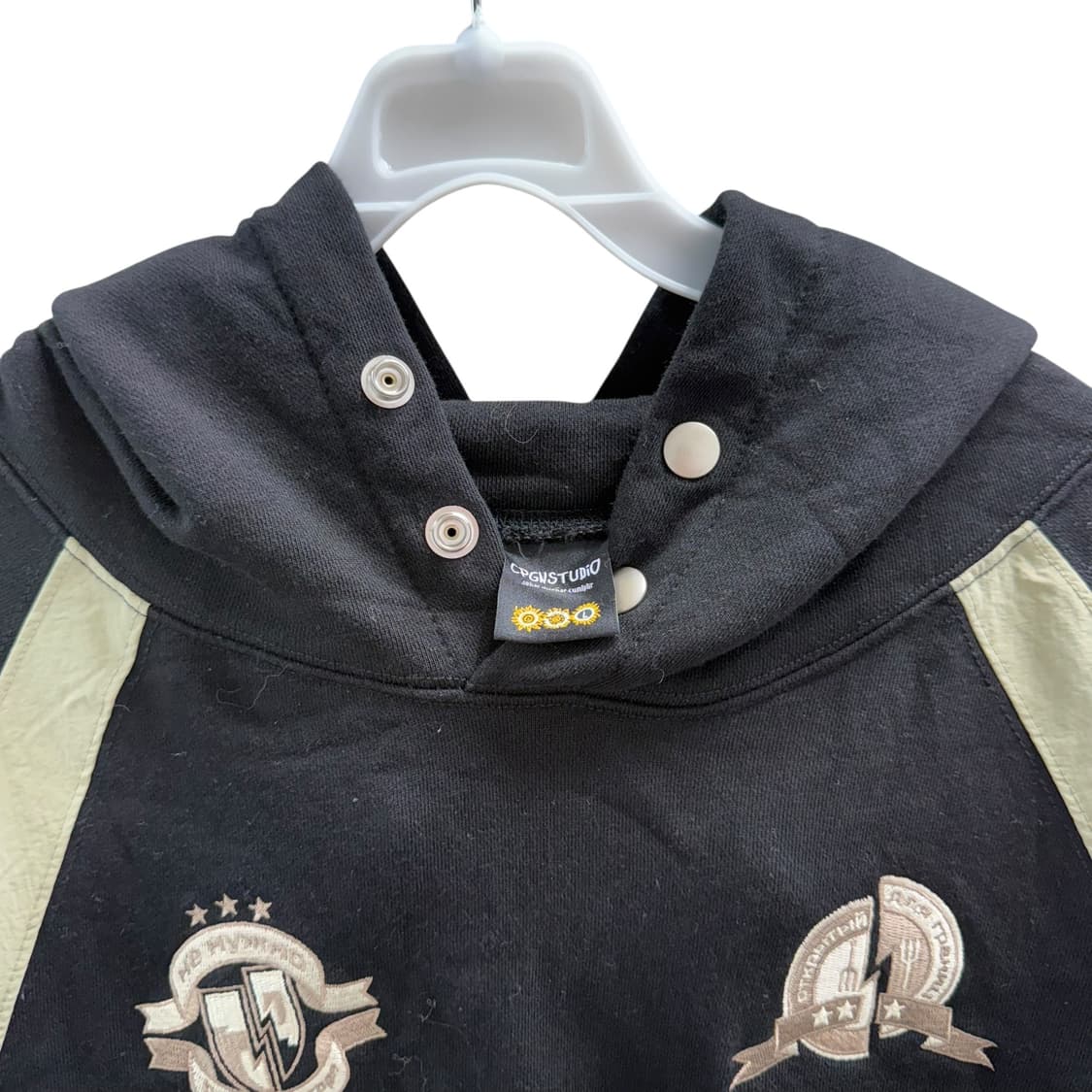 [L] 꼼파뇨 크래킹 스냅 레글런 후드 상품이미지5