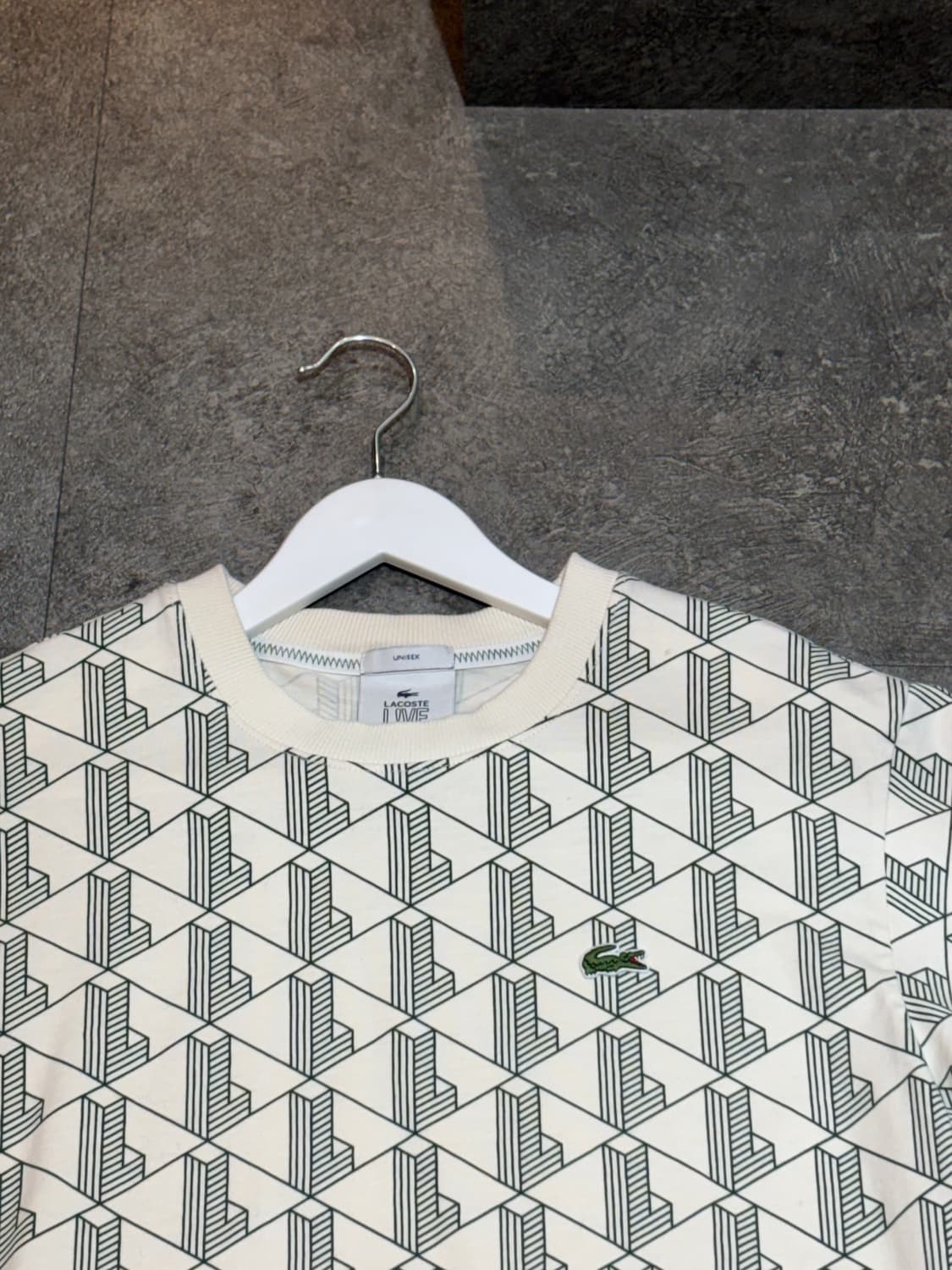 라코스테 유니섹스 모노그램 반팔 티셔츠 100사이즈 상품이미지4
