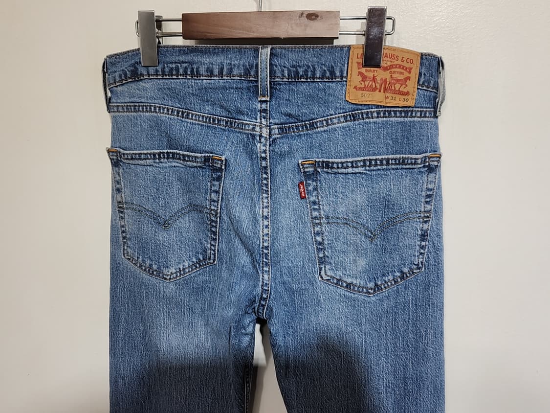 (31) 리바이스 502 청바지 연청 데님팬츠 스판 145주년판  상품이미지6