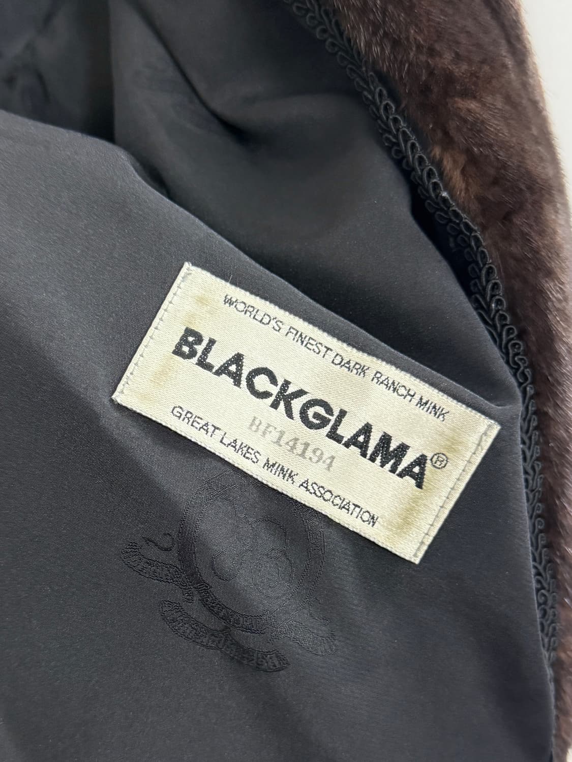 BLACKGLAMA mink 블랙그라마 밍크코트 상품이미지5